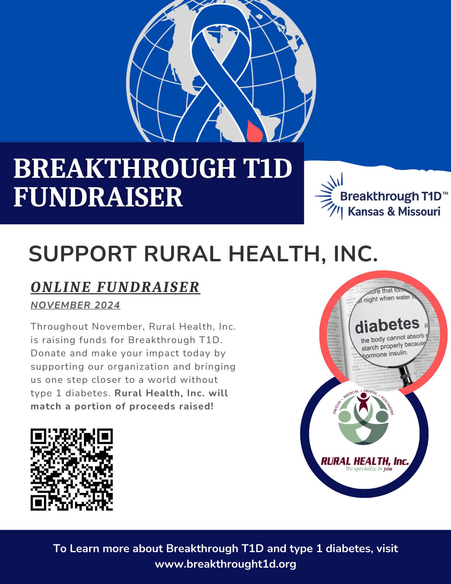 Diabetes Awareness Month 2024 Breakthrough T1D Online Fundraiser